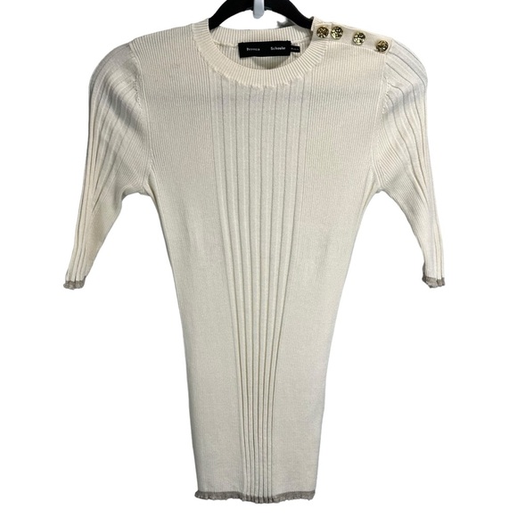 PROENZA SCHOULER Silk-Cashmere Rib Knit Top - Picture 4 of 8